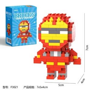 Lego Style Marvel Iron Man Building Blocks Set Figures Toy Gift for Kids